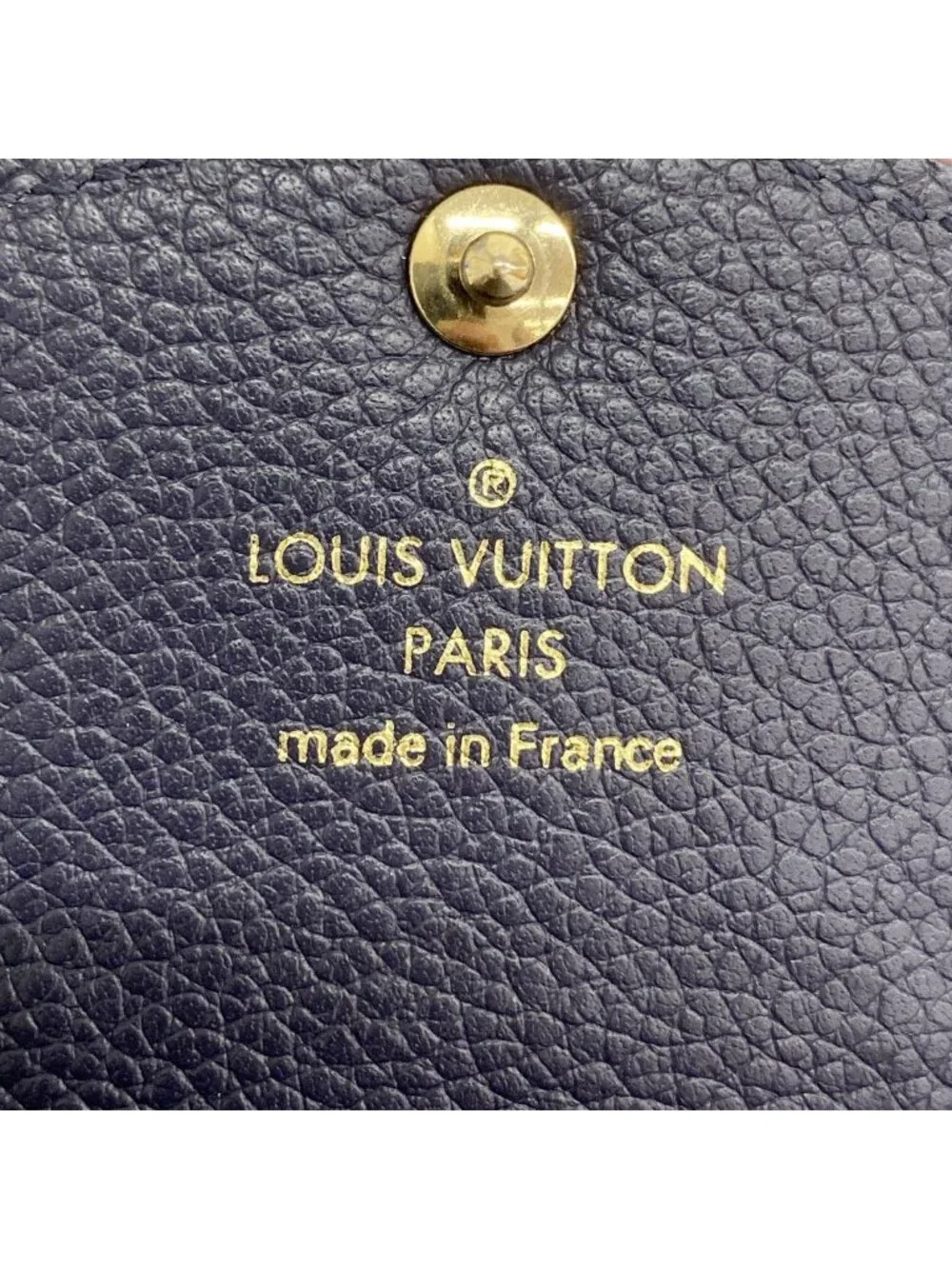 Louis Vuitton Coin Case Monogram Empreinte Pochette Cles Marine